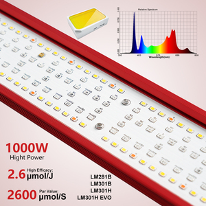 Lampe de culture LED pliable haute performance 1000W à spectre complet avec UV IR et variateur d'intensité pour fermes verticales et horticulture intérieure - Product Image 5