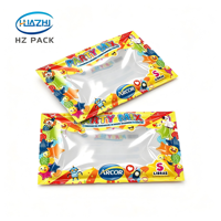 Sachet en feuille métallisée à trois soudures imprimé sur mesure pour snacks, biscuits, bonbons, chips, fruits secs, flocons d'avoine, noix et poudres