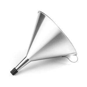 Imbuto in acciaio inossidabile con punta in gomma per uso in cucina - Product Image 1