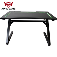 Y-GD23 2022 Table de jeu PC moderne de haute qualité, imperméable, avec éclairage LED, bureau de jeu pour ordinateur