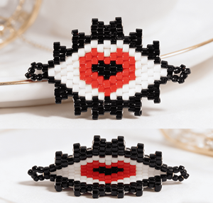 Accessoires en perles de <span class=keywords><strong>verre</strong></span> Miyuki tissées à la main, élégants et simples, résistants à la décoloration et personnalisables - Product Image 2