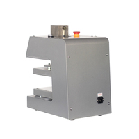 Presse à chaud électrique entièrement automatique 15cmx20cm Presse à chaud à double chauffage 10 tonnes de pression Pas besoin de compresseur d'air 6x8 pouces