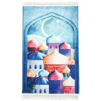 Tapis de Prière Rembourré en Mousse Personnalisé Turc Sajadah avec Broderie Sur Mesure – Cadeau Idéal pour le Ramadan et le Culte Quotidien