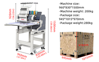 Software de diseño computarizado de nueva condición para máquina de bordado plano para camiseta de tapa de bordado núcleo de motor de uso doméstico
