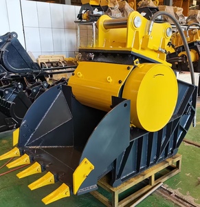 Cucharón triturador hidráulico <span class=keywords><strong>Bonovo</strong></span> con apertura de mandíbula de 1350 mm para excavadoras y aplicaciones de roca/piedra en construcción - Product Image 2