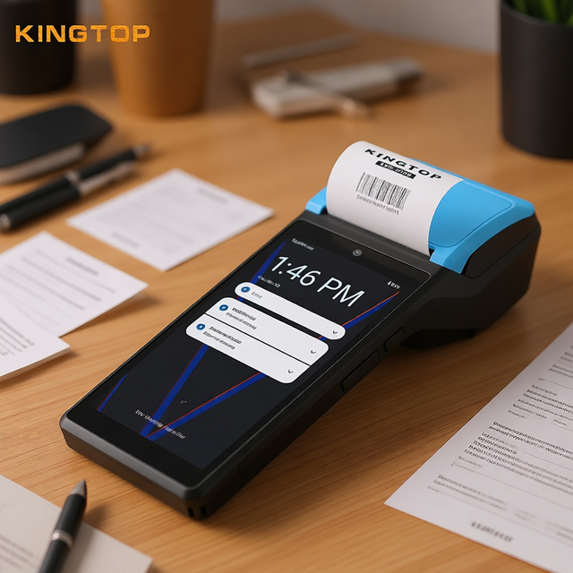 ODM 4G Android Handheld POS Terminal All in One with NFC QR 1D 2D Barcode Scanner 3GB RAM Mobile POS Machine