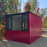 Petite maison de conteneur extensible Installation rapide Mobile extérieur Mobile Fast Food Cafe Bar Restaurant en acier