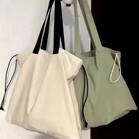 Sac fourre-tout en toile épaisse recyclée écologique avec logo personnalisé, sac de shopping durable de qualité supérieure pour les vêtements haut de gamme, marque de luxe