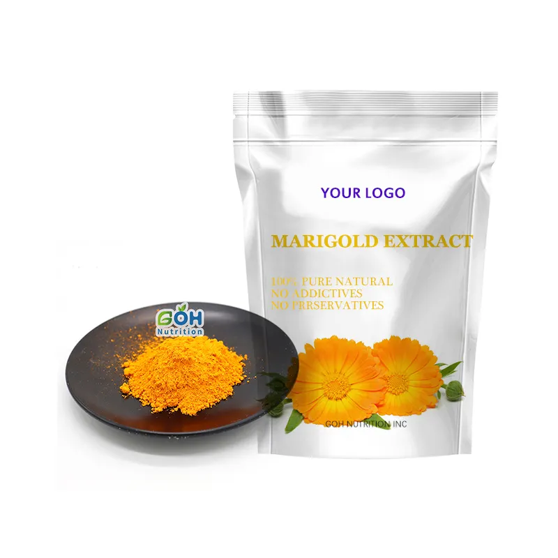 Bubuk ekstrak bunga Marigold kualitas tinggi suplemen GOH 10% Lutein
