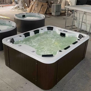 Bain à remous en acrylique à vendre <span class=keywords><strong>pas</strong></span> <span class=keywords><strong>cher</strong></span>, spa extérieur <span class=keywords><strong>jacuzzi</strong></span> 6 personnes prêt à l'emploi avec système Balboa, baignoire de luxe en acrylique à remous - Product Image 2