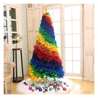Декоративная Радужная Рождественская елка 7 футов искусственная Рождественская елка
