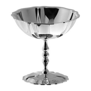 Light Luxury Nordic Style Polished 304 Stainless Steel High-and-Low Foot Dessert Pudding Bowls-Creative Internet Celebrity - Product Image 1