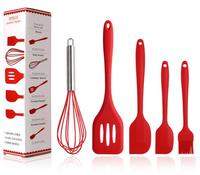 5 Cái Bộ Home & Bếp Phục Vụ Đồ Nấu Nướng Thực Phẩm Silicone Xử Lý Đồ Dùng Nhà Bếp Cho Không Dính Pan