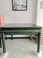 Table de Mahjong Automatique Moderne Multicolore, Design Pliable, Pieds en Acier Inoxydable, Capacité 4 Joueurs, Écologique et Portable