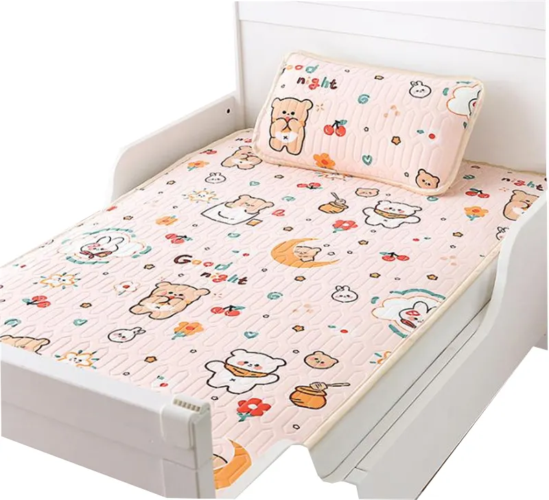 Natural Ultra Soft Fits Standard Toddler Mattress Organic Latex Crib Sheets for Baby Boys GirlsBaby Bed Sheet