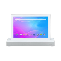 Nouveau terminal intelligent Android de bureau en forme de L de 10,1 pouces, tablette à double écran tactile, RJ45 WIFI pour commande de restaurant, kiosque en libre-service