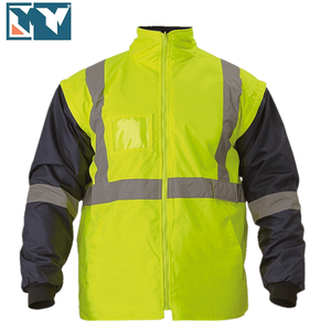 Giacca da lavoro reversibile alta visibilità 5 in 1 3m giorno/notte per abbigliamento da lavoro da costruzione - Product Image 3