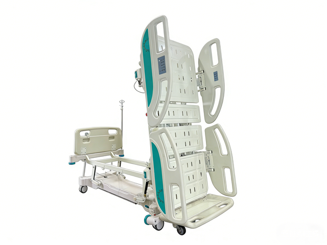 CE ISO UKCA Certified Standing Hospital Bed with Multi-function Electric Controls AOLIKE for Patient ICU Room