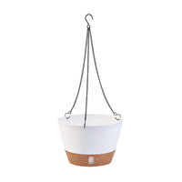 Jardinière en plastique pour pot de fleurs suspendu intérieur/extérieur décoratif de haute structure pour décoration de jardin vente en gros