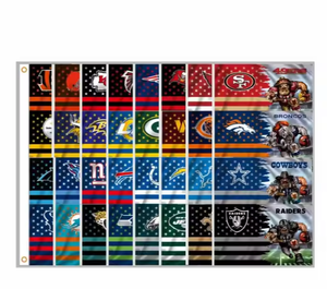 لافتات مخصصة لفرق NFL 3X5FT عالية الجودة أعلام التميمة لعمالقة نيويورك الجديدة للاستخدام الترويجي - Product Image 1