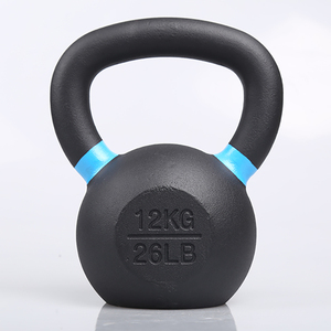 Ketlebell Ketlebell personnalisé de 8kg en usine professionnelle Kettelbell de 14 Kg Kettlebell en fonte enduite de poudre à vendre - Product Image 5