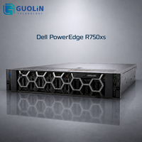 Système de stockage d'entreprise avec processeur Intel Xeon préinstallé, serveur rack Dell PowerEdge R750xs 2U d'origine