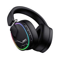 Auriculares Inalámbricos para Juegos ONIKUMA GT836 2.4GHz Tri-Modo, Auriculares Supraaurales con Baja Latencia y Cancelación de Ruido para PS5, PC y Switch