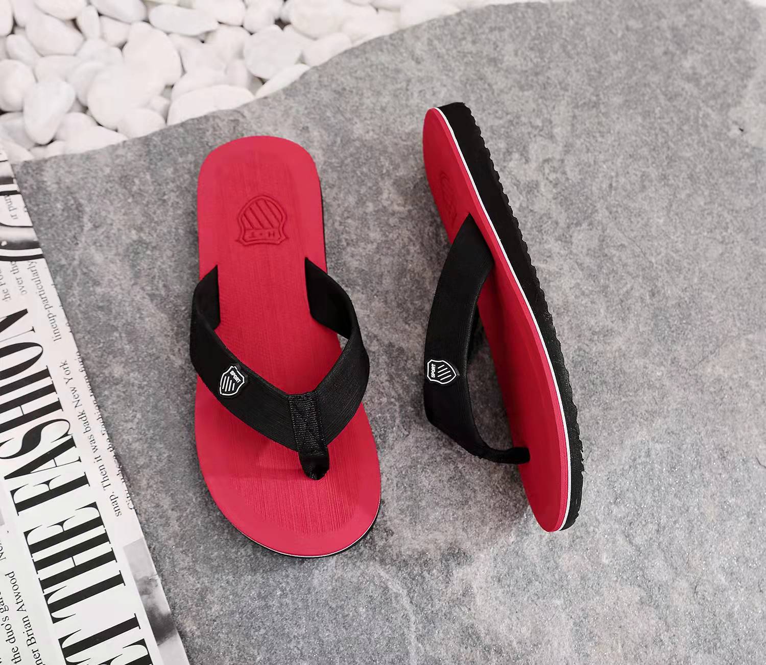 Summer Fashion Beach slippers EVA sole shoes outdoor sandals Casual flip flops for men