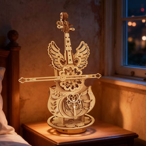 Boîte à musique éducative en bois 3D à assembler soi-même, Aile d'Ange, avec impression de logo personnalisée pour adultes et OEM - Product Image 3