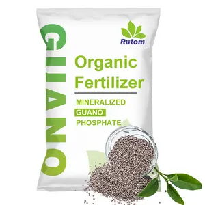 Pupuk organik pertanian pertanian diproduksi oleh Rutom dikembangkan Seabird bubuk pupuk Guano fosfat