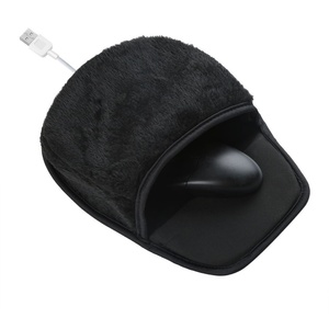 Hot Sale Custom Mouse Pad USB Heated Mouse Pad Hand Warmer Winter Cushion Plush Heated Mouse Pad with Wristguard - Product Image 1
