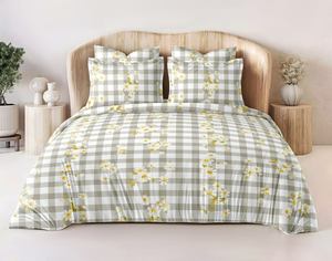 Ensemble de literie en microfibre 100% Soft Touch, taille super king, 3 pièces, sans plis, séchage rapide, lavable en machine, tissu durable - Product Image 3