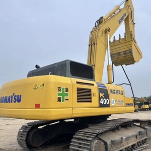 Excavatrice sur chenilles Komatsu PC400 d'occasion, 40 tonnes, en bon état de marche, vendue à bas prix - Product Image 2
