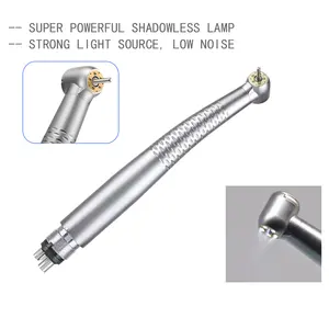 OEM 5 LED diş el aleti yüksek hızlı türbin güçlü güç seramik rulman Push Button sty sty Handpiece fabrika Supplie