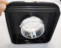 Couverture de pot de mixeur électrique noire, pièce de rechange en plastique et caoutchouc, résistante à l'eau, durable, pour usage domestique