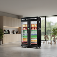 Machine de libre-service AI haute capacité XMAI, 38,8 pieds cubes, réfrigérée, accepte Apple Pay et Samsung Pay, 4G LTE, surveillance à distance