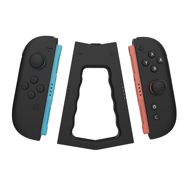 Switch2 Left and Right Controller 2-in-1 Charging Dock with Magnetic Triangle Stand and Dual Charging