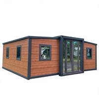 Maisons préfabriquées pliables personnalisées, sûres et acceptables, conteneur d'expédition, maison avec prix d'usine
