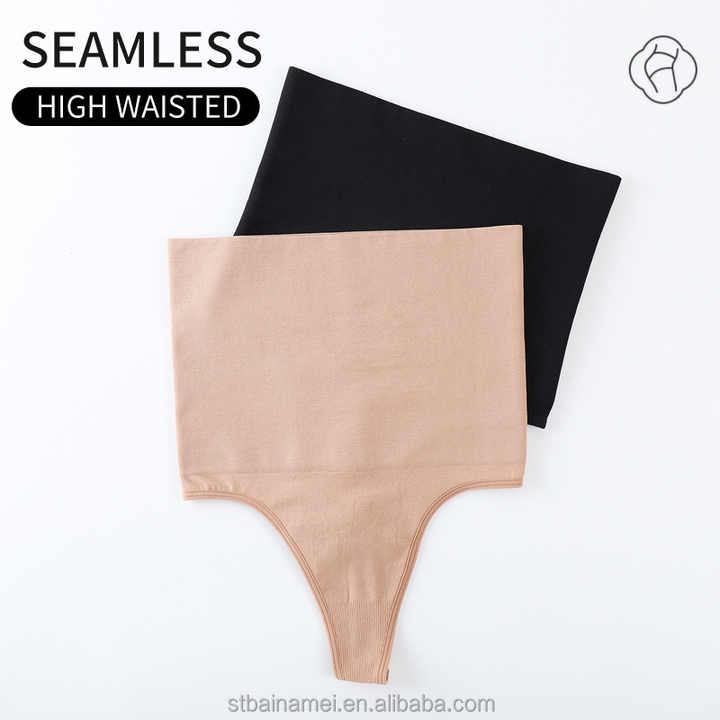 Seamless Highwaisted Thong With Hips Abdomen And Waist Strong Belly