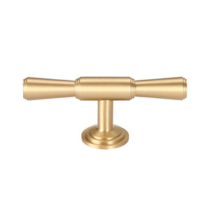 French Style Cabinet Door Handles Solid Brass Gold Bar Pulls For <b>Wardrobe</b> Kitchen Furniture Hardware - Product Image 4