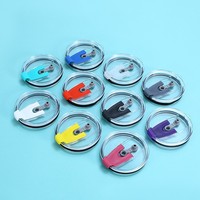 Couvercles de rechange étanches en plastique transparent pour tasses à café gobelets de voiture accessoires de verres réutilisables