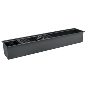 Égouttoir à couverts en acier inoxydable, support de séchage personnalisé pour couteaux et fourchettes à insérer dans l'évier, organisateur multifonctionnel pour ustensiles de cuisine - Product Image 3