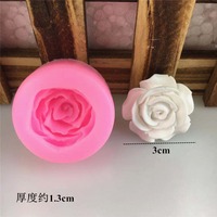 Groothandel 3d Rose Kaars Mallen Valentijn Siliconen Mallen Voor Diy Handgemaakte Kaars Geschenken Home Decoraties