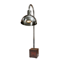 Lampe de table chauffante électrique infrarouge Liyunda avec base en marbre, 250 W, fonction de chauffage pour buffet