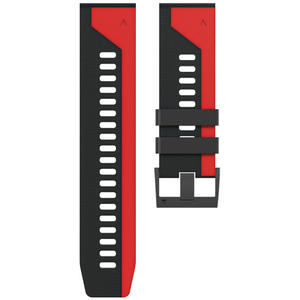 Bracelet silicone bicolore à dégagement rapide 22mm et 26mm compatible avec les montres intelligentes <span class=keywords><strong>Garmin</strong></span> <span class=keywords><strong>Fenix</strong></span> 7 7X 5X <span class=keywords><strong>6Pro</strong></span> 6X - Product Image 6