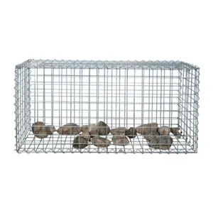 wire fencing designs Lowest gabion price Anti rust slope protection garden fence Welded 2x1x1m Gabion Box Welded gabion wall