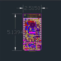 TTGO Papan Pengembangan LCD 1.14 Inci, Modul BT WiFi ESP32 Layar T
