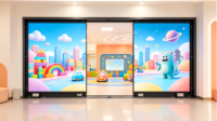 Écran LED coulissant entièrement automatique P2 pour intérieur, mur vidéo, écran LED haute définition, module LED, signalisation numérique commerciale
