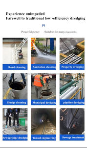 Machine de <span class=keywords><strong>pompe</strong></span> de nettoyage à jet d'essence haute pression déboucher le nettoyeur de vidange pour le dragage de tuyau d'égout de toilette de tuyau général - Product Image 5