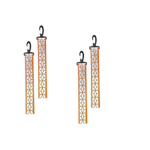 Individuelles Logo Sicherheitsschnalle Hochsichtbarer Langer Reflektierender Schlüsselanhänger Reflektierende Etiketten Handgelenkschlaufe Rucksack-Zubehör Anhänger - Product Image 6